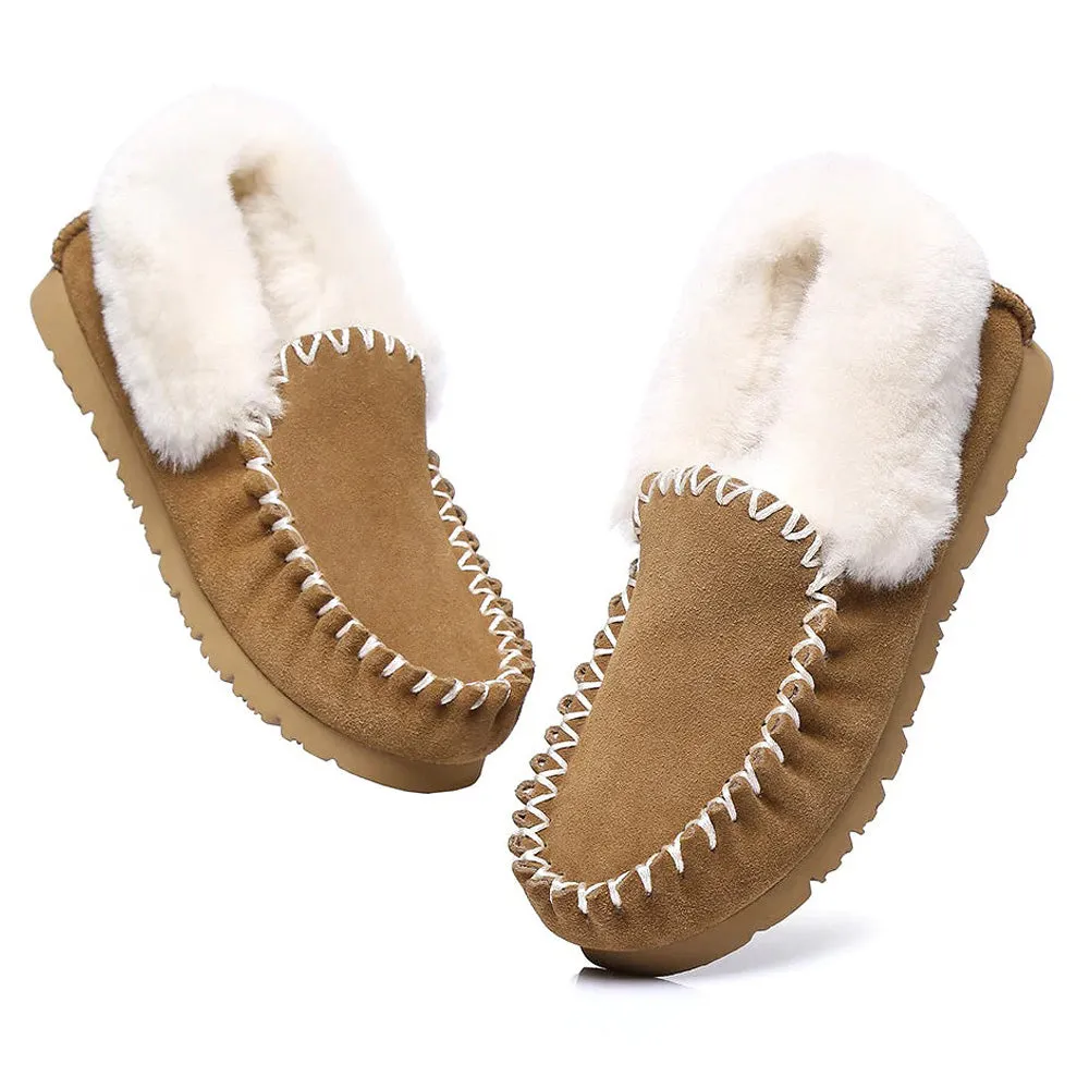 Australian Shepherd UGG MENS POPO MOCCASINS BIG SIZE #AS2024
