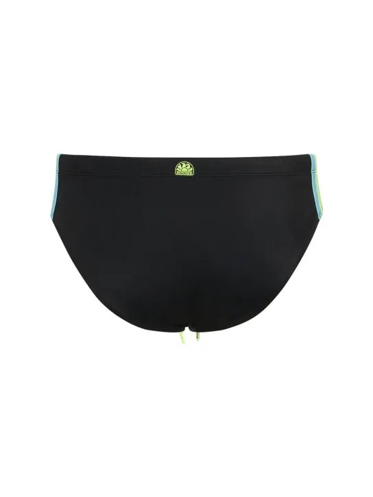 SUNDEK   Logo print Econyl swim briefs 