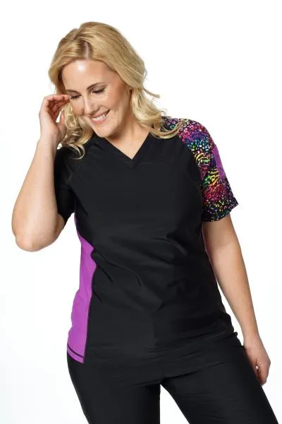 V-Neck Coastal Rashguard Swim Top