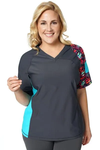 V-Neck Coastal Rashguard Swim Top