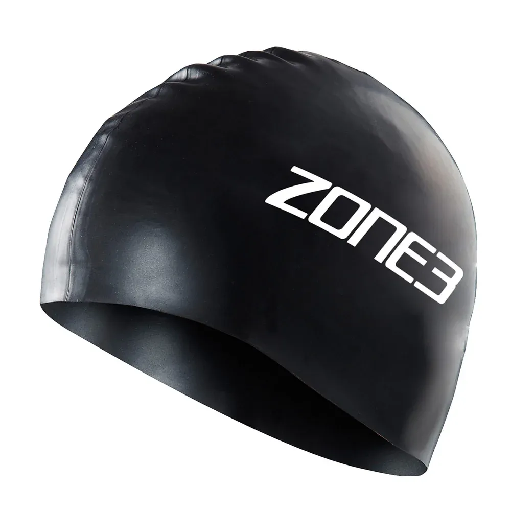 Zone3 Silicone Swim Cap 48g Black | Buy Zone3 Silicone Swim Cap 48g Black here | Outnorth